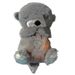 Breathing Otter Plush Toy With Light And Sound Newborn Baby Gift Valentine's Day_voghion.com
