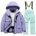 Conjunto de macacão de neve impermeável infantil – Jaqueta de esqui de inverno com isolamento e macacão para meninos e meninas, à prova de vento e quente, classificação de impermeabilidade de 5000 mm, várias cores_voghion.com