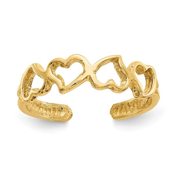 14K Heart Toe Ring_voghion.com