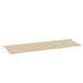Panca da giardino Oxford Beige 59,1x19,7x1,2 Cuscino in tessuto_voghion.com