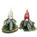 Christmas Faceless Gnome - Golden Decorative With Green Plant Lights Window Display_voghion.com