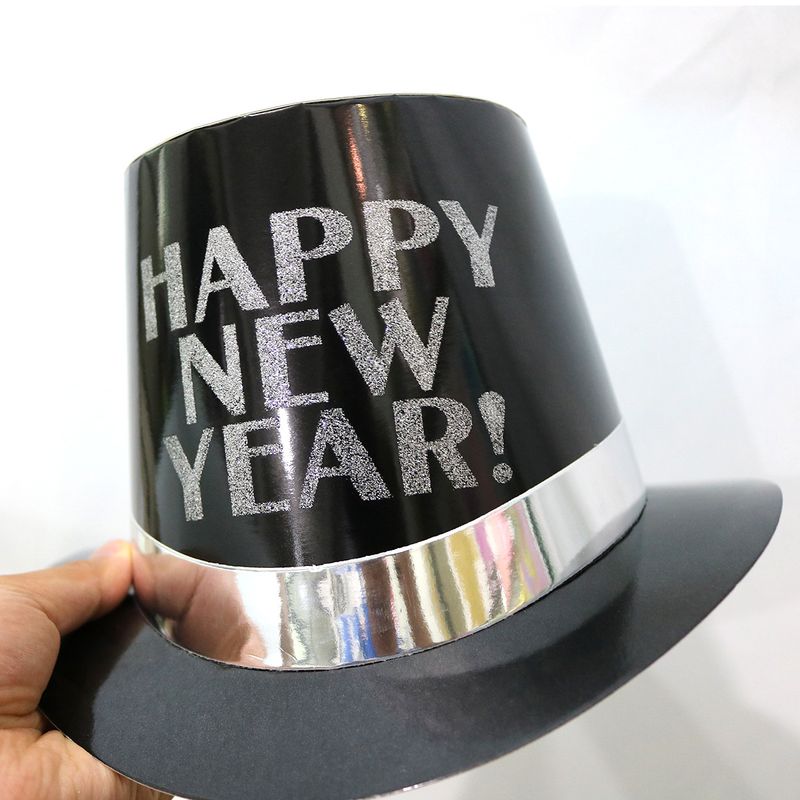 Party decoration paper hat Lincoln Hat Festive top hat New Year Birthday party party hat_voghion.com