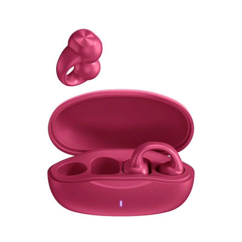 Słuchawki bezprzewodowe Bluetooth 5.3 z etui ładującym, słuchawki douszne z otwartym uchem, przewodzenie powietrza, do biegania sportowego, bezbolesne_voghion.com