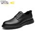 German Camel Dynamic Business Casual Herren Britische spitze Zehenpartie formelle Arbeits- und Bräutigam-Lederschuhe_voghion.com