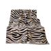 Zebra-Print Sofa Throw Semi-Velvet Office Nap Decorative Blanket_voghion.com