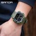 Digital Sports Watch With Multifunction, Waterproof, Night Light, Stopwatch, Alarm, And Durable Resin Strap Waterproof Luminous Watch_voghion.com