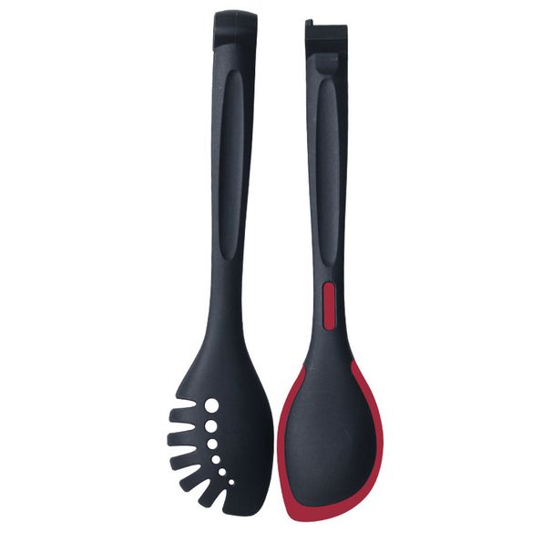 5 in 1 multifunctional detachable silicone food clips spaghetti spoon spatula Outdoor kitchenware combination camping kitchen tools_voghion.com