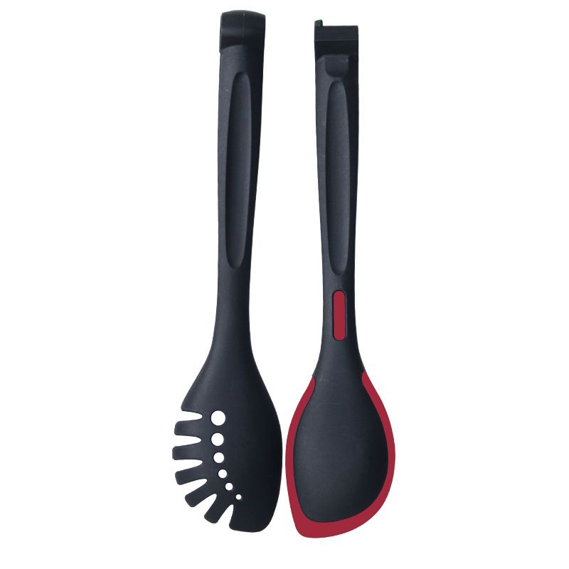 Pinces alimentaires multifonctions amovibles en silicone 5 en 1, cuillère à spaghetti, spatule, ustensiles de cuisine d'extérieur, outils de cuisine de camping_voghion.com