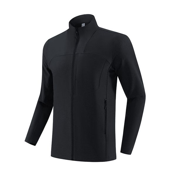 Autumn And Winter Outdoor Sports Quick-drying Top Stand-up Collar Breathable Slim-fit Running Long-sleeved Mountaineering Suit_voghion.com