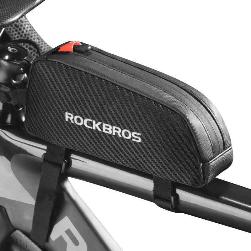 ROCKBROS bicycle front crossbeam upper pipe bag, mountain road bike, travel cycling equipment accessories_voghion.com