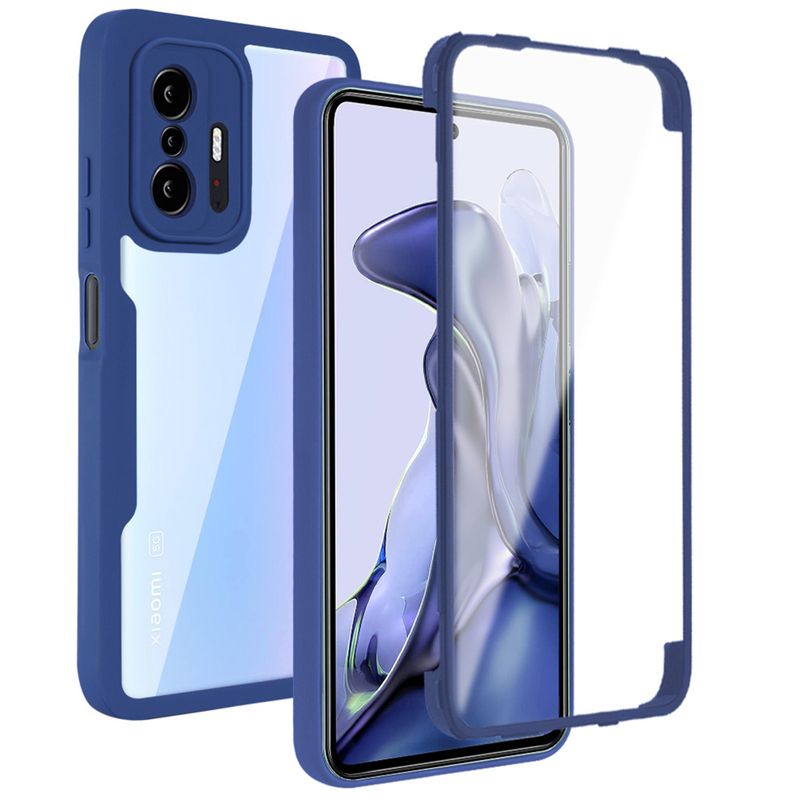 360 Clear Case für Xiaomi Mi 11 Lite 5G 11T 12 Stoßfeste Vollschutzhülle für Redmi 10 Prime Note 11 10 Pro Max 10_voghion.com