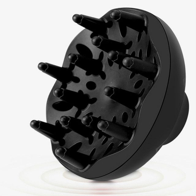 Kudrnaté vlasy, trychtýřový tvar, odolná péče, nylonový stylingový doplněk, multifunkční kadeřnický fén, difuzní tryska, kryt salonu_voghion.com