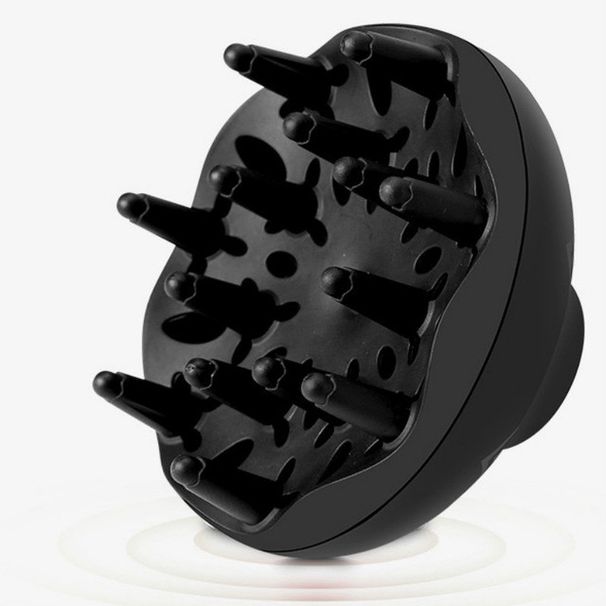 Kudrnaté vlasy, trychtýřový tvar, odolná péče, nylonový stylingový doplněk, multifunkční kadeřnický fén, difuzní tryska, kryt salonu_voghion.com