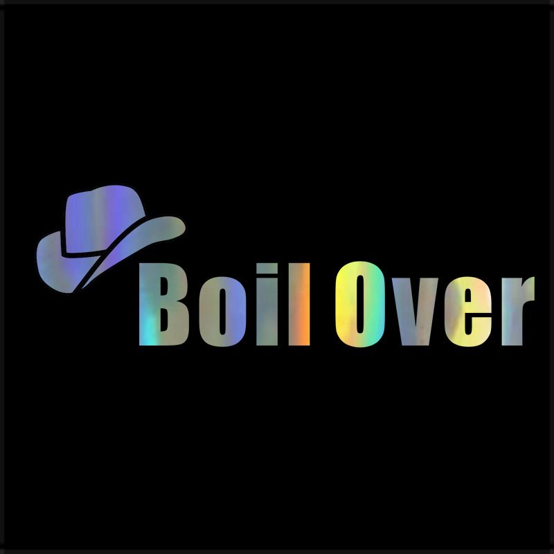 Boil Over kovboy kültürü argo araba gövde çıkartması motosiklet su bardağı duvar çıkartması_voghion.com