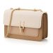 Color-Block Fashion Casual Leather Wallet Cute Designer Handbag Shoulder Medium Crossbody Bag For Women_voghion.com