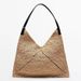 Borsa da donna grande a triangolo, in paglia, intrecciata a mano, stile francese, con tracolla singola, nuova, in rafia cava, per le vacanze sulla spiaggia_voghion.com