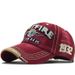 Neue Stickerei Buchstaben gewaschene Baumwolle Baseballkappe Herren- und Damenmode Casual Cap Retro Made Old Sun Hat_voghion.com