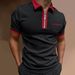 Herrenbekleidung Herrenmode Revers Mode Schlanke Tasche Herren T-Shirt Poloshirt_voghion.com
