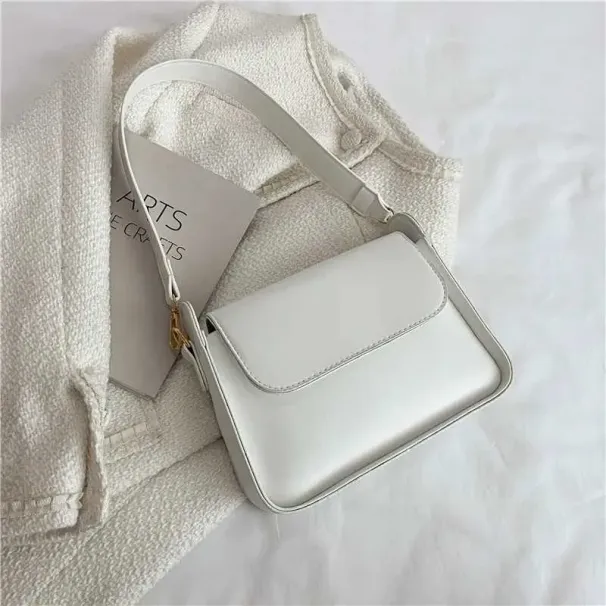 Fashionable Fi flip cover Shoder suitable for Wenpu leather underwear designer solid color armrest bag and wallet girl_voghion.com