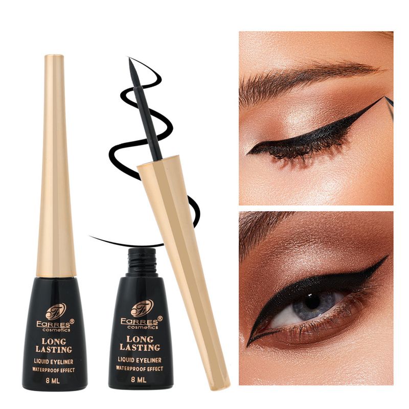 Lidschatten- und Liner-Kombination, weißer Eyeliner für Frauen, wasserfest, schweißfest und nicht verschmierend, Bühnen-Make-up, spezieller Eyeliner für Maskenbildner_voghion.com