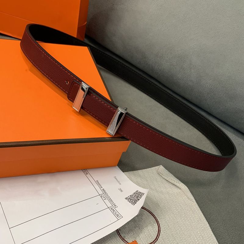 Ceinture de mode silencieuse en cuir en option Litchi Active Great Belt Classi S Ceintures de créateur pour femmes Deigner s_voghion.com
