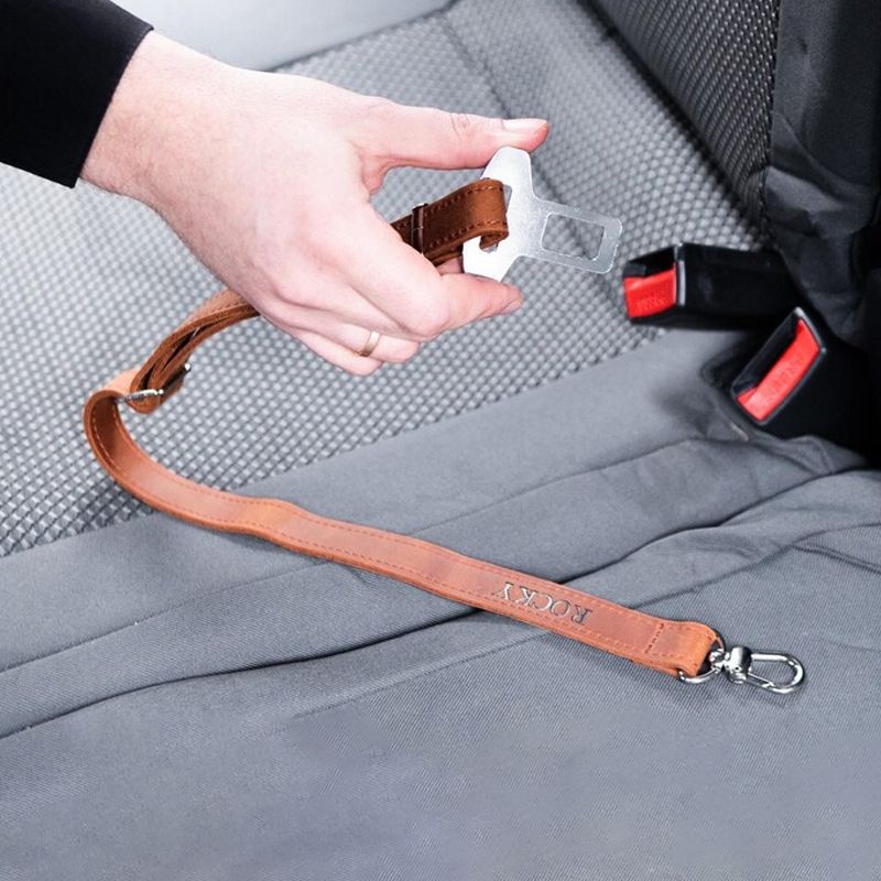 Harness Leash Seat Safety Belt Adjustable Cat Dog Car Fixed Tie Rope_voghion.com