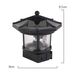Solar LED Rotating Lighthouse Lamp - Waterproof Resin Outdoor Decor For Garden & Camping, 360° Beacon Effect, Auto Dusk-to-Dawn Sensor_voghion.com