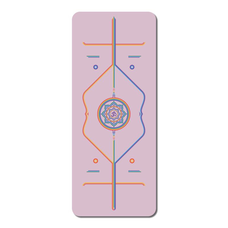 Rainbow Mat Pu Rubber Yoga Mat Fitness Mat Anti Slip Body Line Local Tyrant Mat_voghion.com