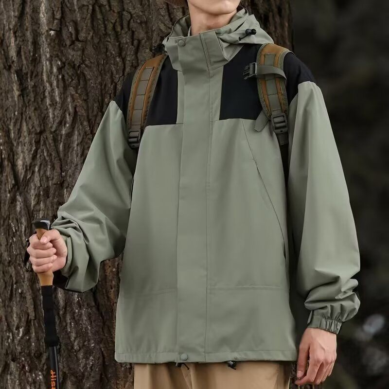 Stormtrooper Jacket For Men And Women, Windproof And Waterproof Outdoor Jacket, Color Blocked Outerwear_voghion.com