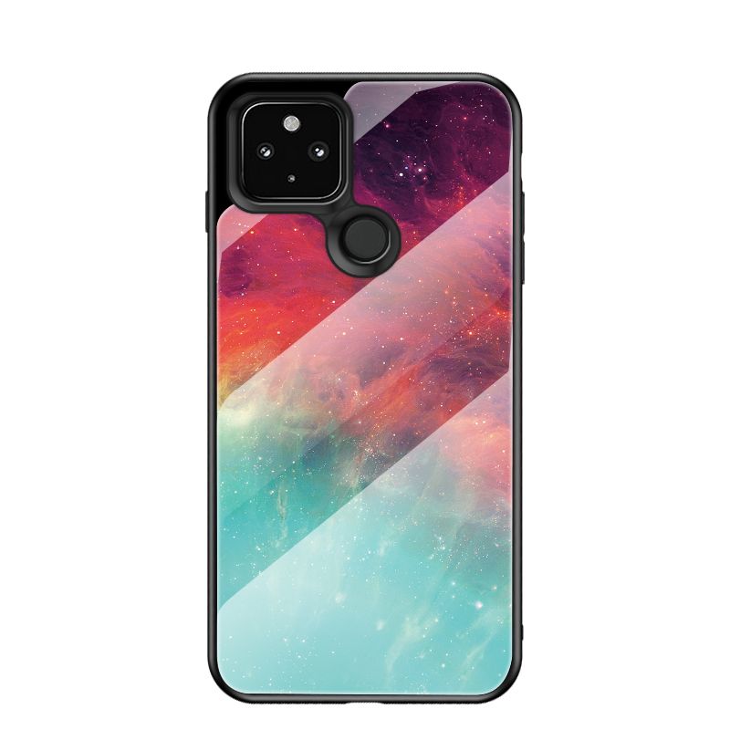 Custodia per Pixel 5 XUANYAO Cover rigida e sottile in vetro temperato per Google Pixel 5 Custodia XL Custodia in silicone morbida per Google_voghion.com