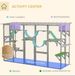 Wooden Outdoor Cat House Catio Playground Cat Window Box Outside Enclosure With Weather Protection Roof For Multiple Kitties_voghion.com