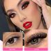 Kit d'extensions de cils DIY 640 grappes - Faux cils volumineux et naturels en D, fibres réutilisables et légères, 5 à 8 styles de port_voghion.com
