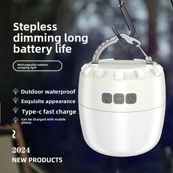 New Outdoor Multi-Functional Camping Long Battery Life LED Rechargeable Emergency Atmosphere Tent Light_voghion.com
