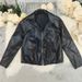 Women's Pu Leather Jacket - Stylish Oversized Biker Coat With Stand Collar, Zipper Front, Long Sleeves (Black, S/M/L/Xl)_voghion.com