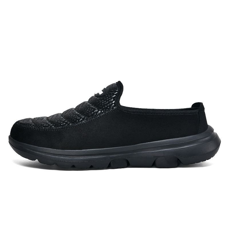 Nuovo mocio in cotone per capelli lisci per anziani con aggiunta di pile, taglio basso per donne, caldo e resistente agli schizzi, fondo morbido,_voghion.com