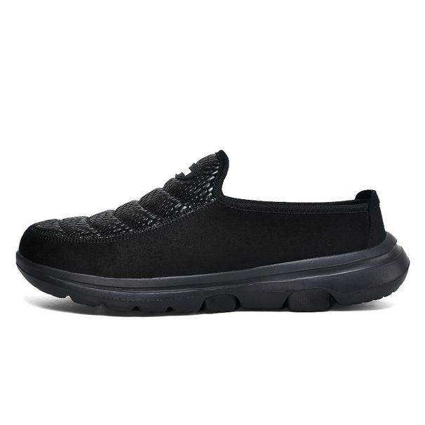 Nuovo mocio in cotone per capelli lisci per anziani con aggiunta di pile, taglio basso per donne, caldo e resistente agli schizzi, fondo morbido,_voghion.com