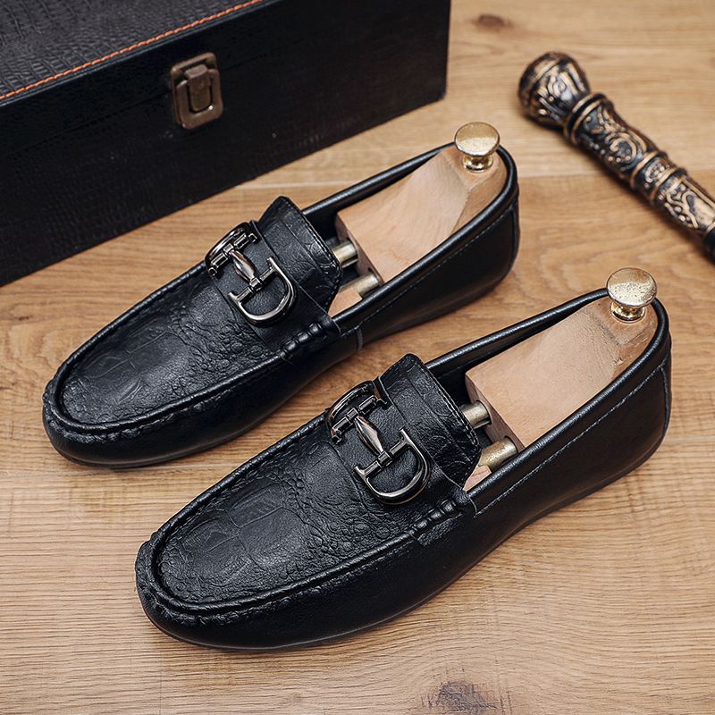 Herrenschuhe Bean Schuhe Neue britische Modetrend Casual Herrenschuhe_voghion.com