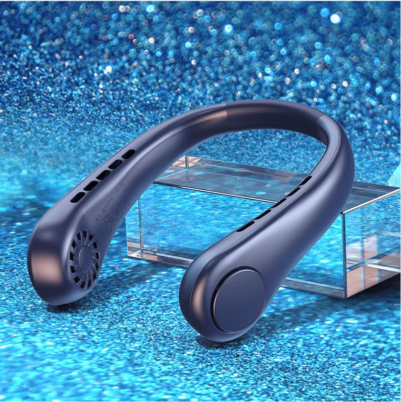 Lazy Portable Hanging Neck Fan Usb Rechargeable Electric Fan_voghion.com