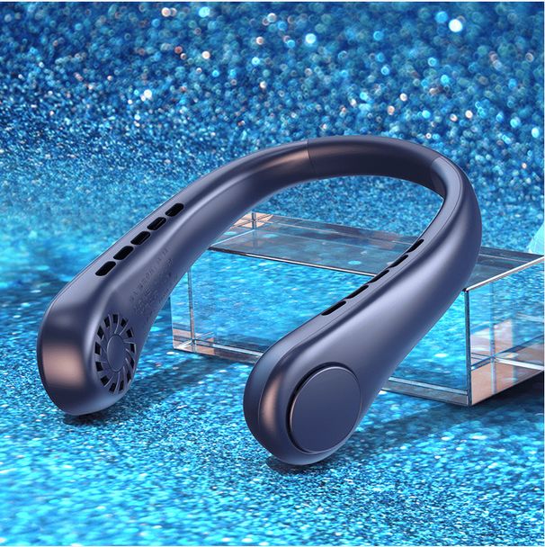 Lazy Portable Hanging Neck Fan Usb Rechargeable Electric Fan_voghion.com
