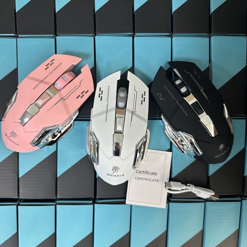 Free Wolf X8 Wireless Charging Mute Luminous Game Mouse Computer Accessories Promotional Supply_voghion.com