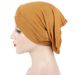 Women's Hats new style multi-color forehead cross tube hat fashionable solid color mercerized cotton bottom hat in stock_voghion.com