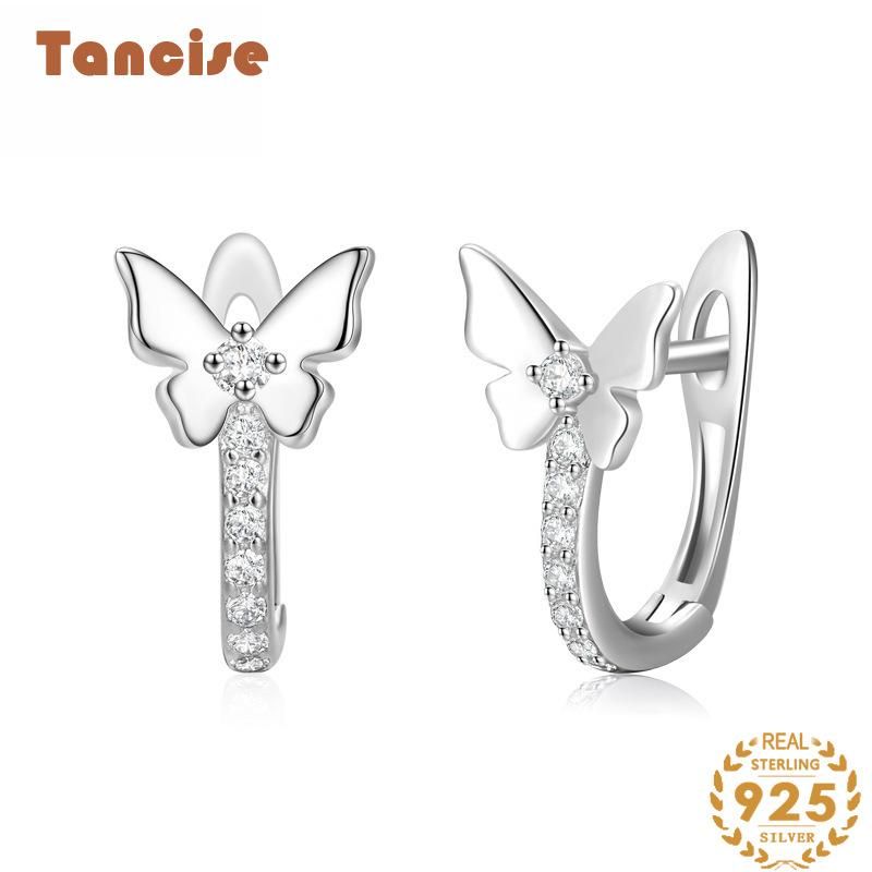 Tancise Orecchini pendenti con zirconi d'argento per le donne Regali per feste di matrimonio_voghion.com