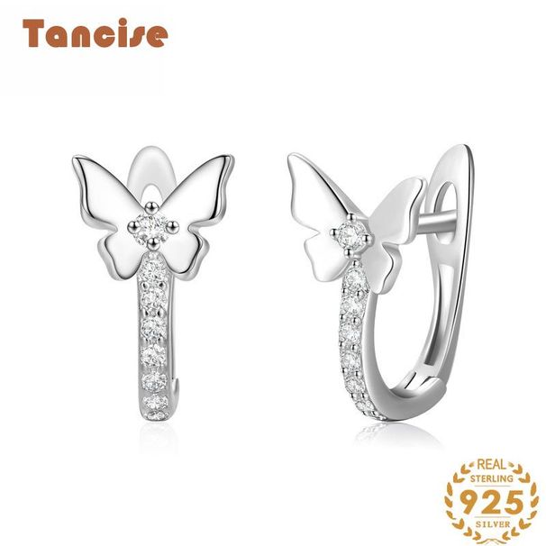 Tancise Orecchini pendenti con zirconi d'argento per le donne Regali per feste di matrimonio_voghion.com