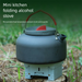 Stufa pieghevole portatile in stile tedesco per esterni, piccola isola, ad alcol solido_voghion.com