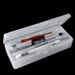 Double-layer Nails Art organizer box storage Tool Rectangle Storage Box Pen brush Polishing Nail Buffer Files Plastic Container_voghion.com