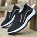 Man Tennis Work Shoes Comfortable Sneakers Rubber Sole_voghion.com