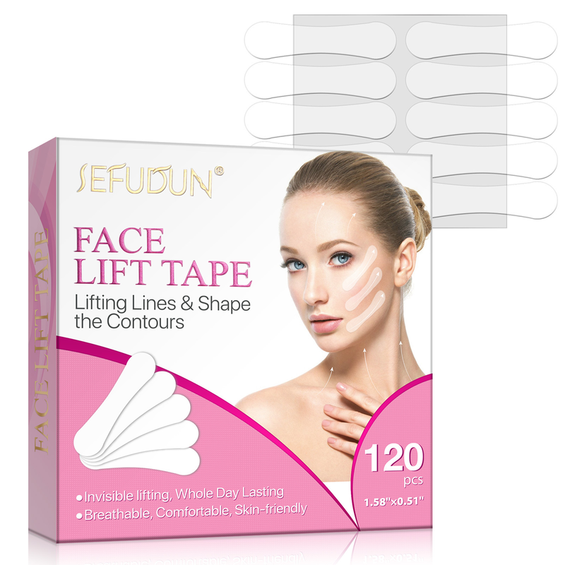 SEFUDUN Facial V-Face Patch Double Chin Slimming Face Mask Lifting Mastiff 120pcs 2024_voghion.com