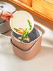 Kitchen Wet Waste Tra Can Handheld Desktop With Lid Home Dry Wet Separation Garbage Bin Square Plastic Storage Buet_voghion.com
