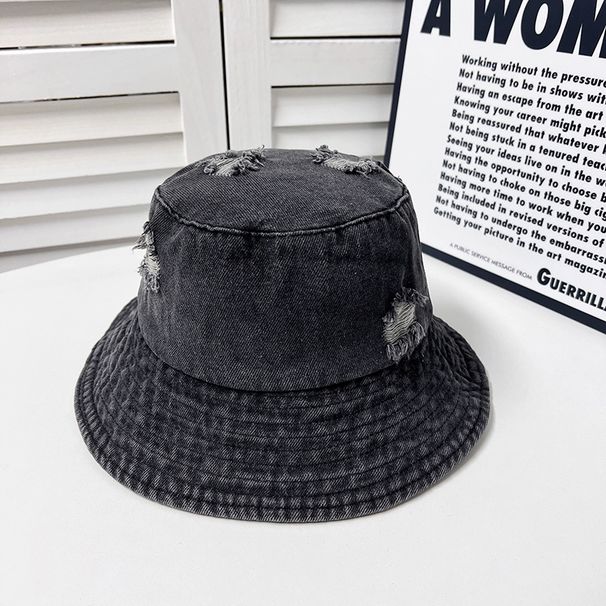 Katkise auguga kulunud teksariidest kalamees naistele kevadsuvel, korea versioon mitmekülgne, näoga, väike varjutus,_voghion.com