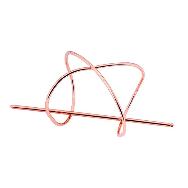 Forcina per capelli con testa a sfera in metallo con otto caratteri, adatta a tutti i temperamenti, accessori per capelli_voghion.com